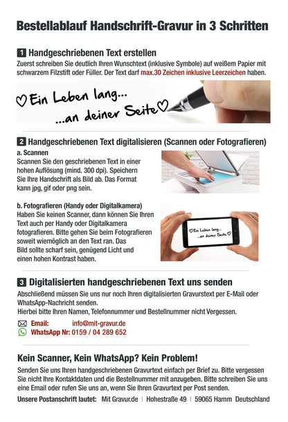 Mila Ring mit Handschriftgravur