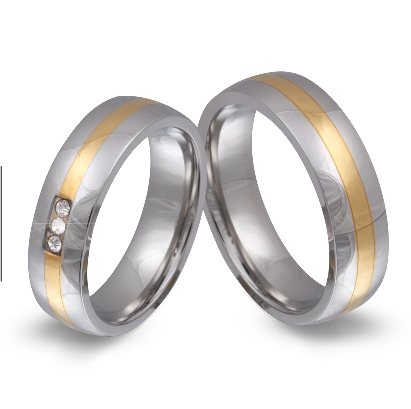 Lazar Partnerring-Set mit Lasergravur