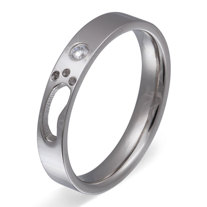 SilFeet Ring mit Handschriftgravur