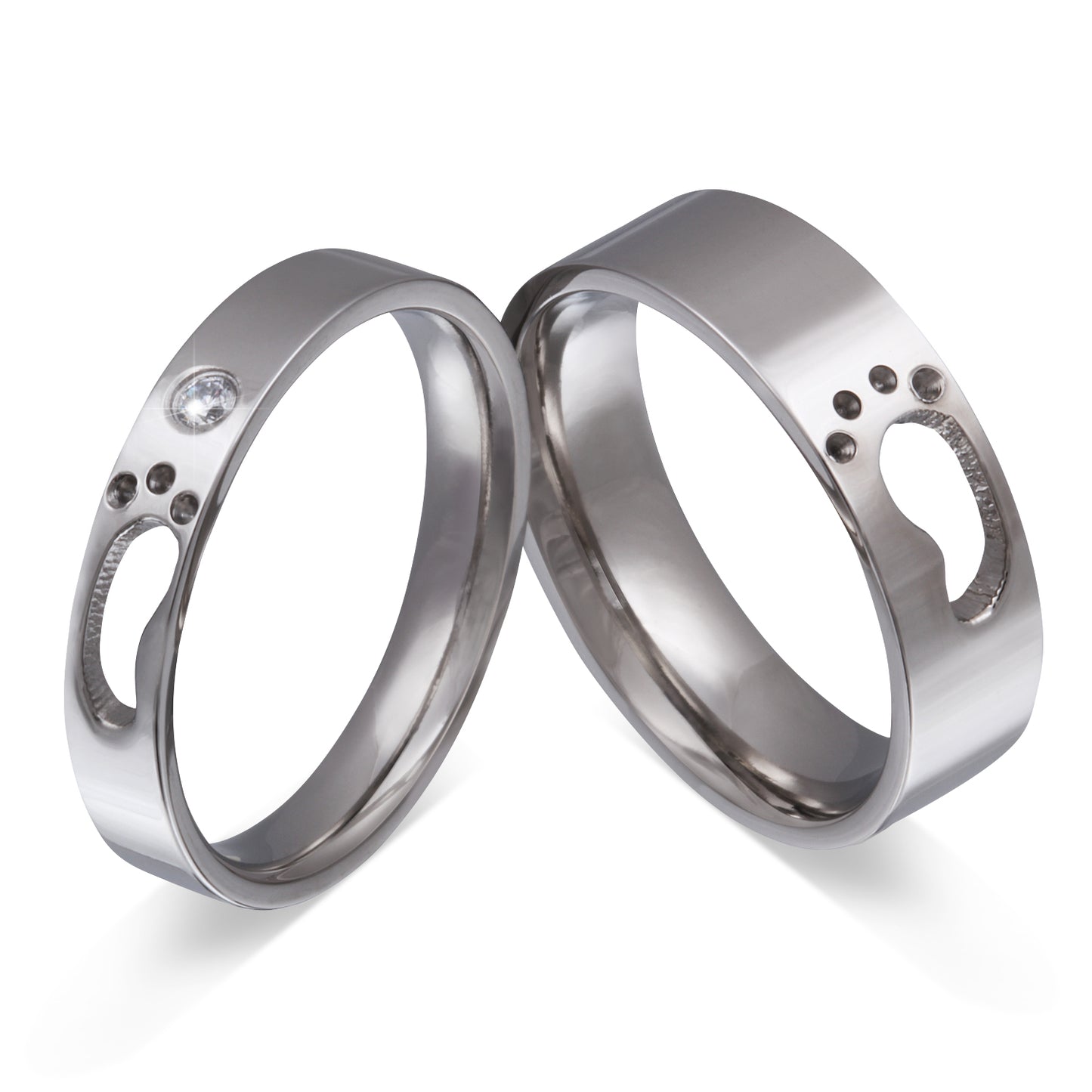 SilFeet Partnerring-Set