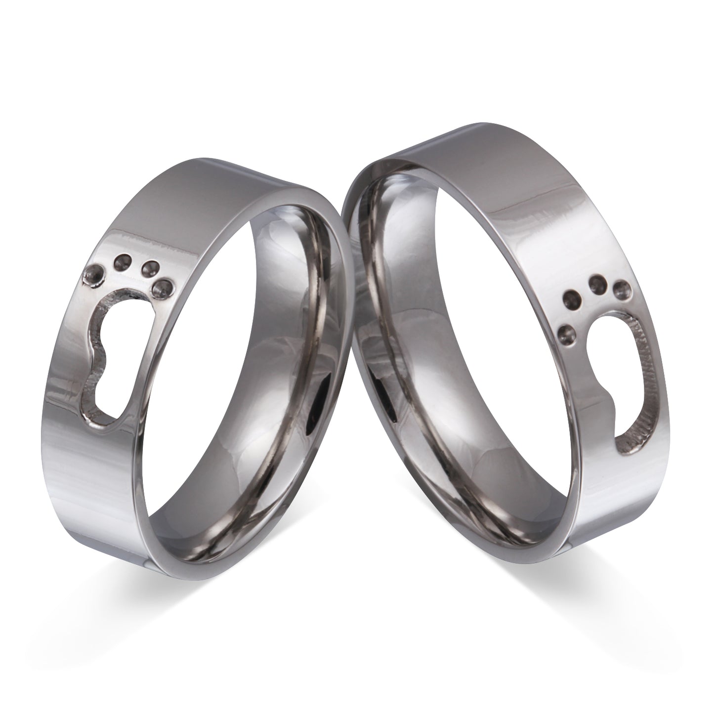 SilFeet Partnerring-Set