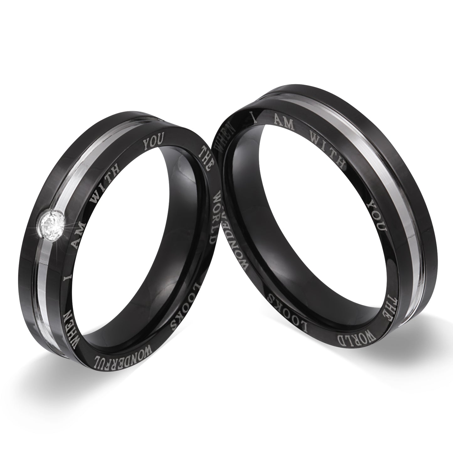 Harmony Partnerring-Set mit Handschriftgravur