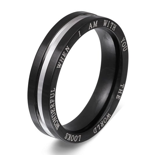 Harmony Ring mit Lasergravur
