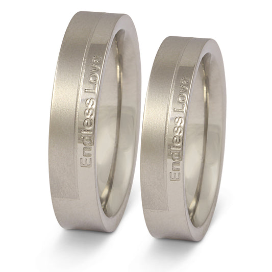 Selina Partnerring-Set mit Handschriftgravur