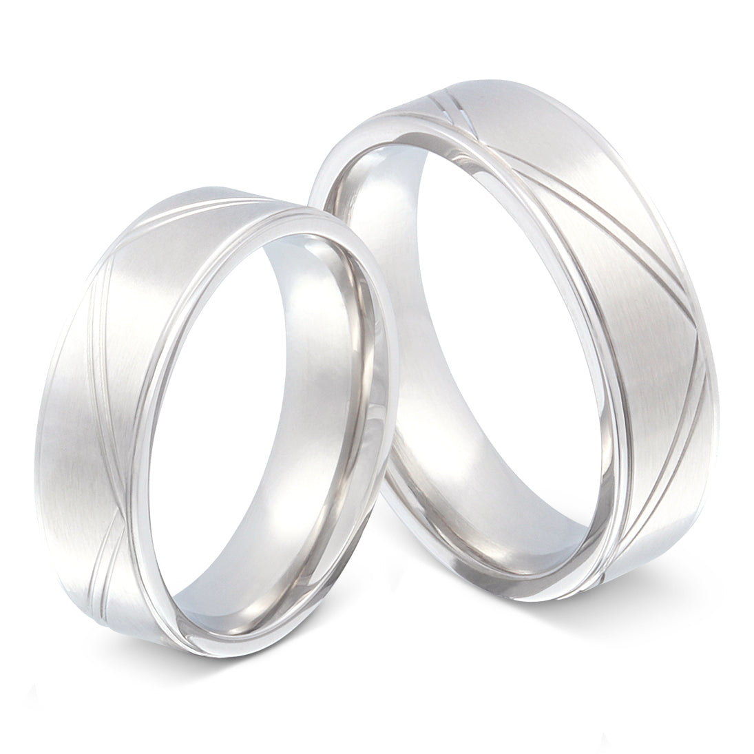 Cicilior Partnerring-Set mit Lasergravur