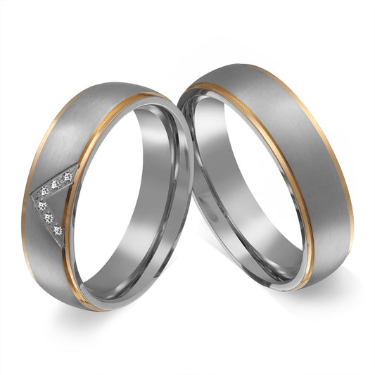 Majesto Partnerring-Set mit Lasergravur