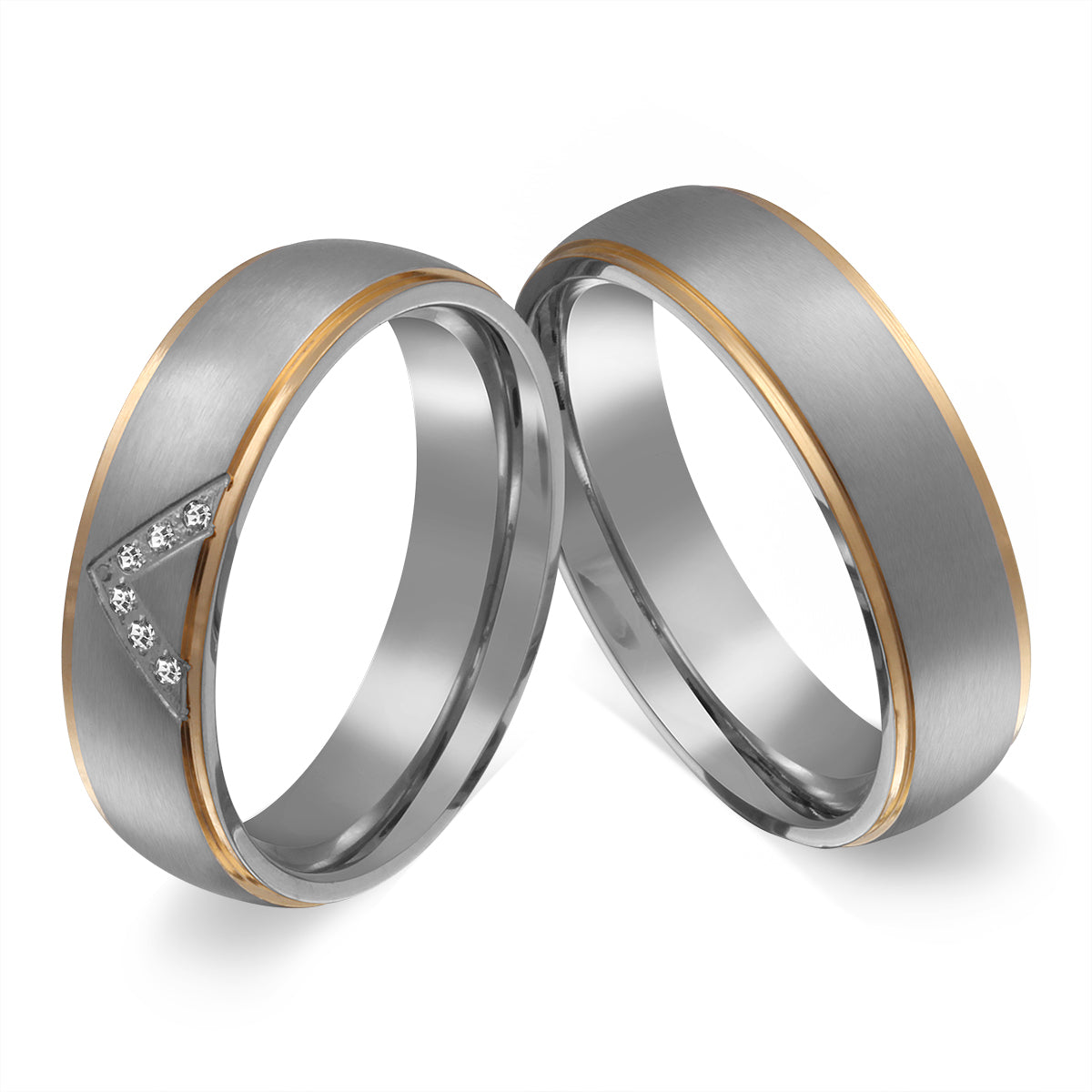 Majesto Partnerring-Set mit Handschriftgravur