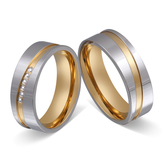 Maris Partnerring-Set mit Lasergravur