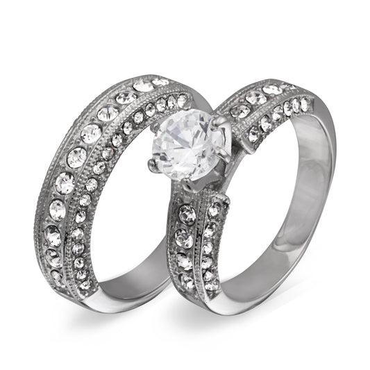 Ingold Partnerring-Set mit Lasergravur