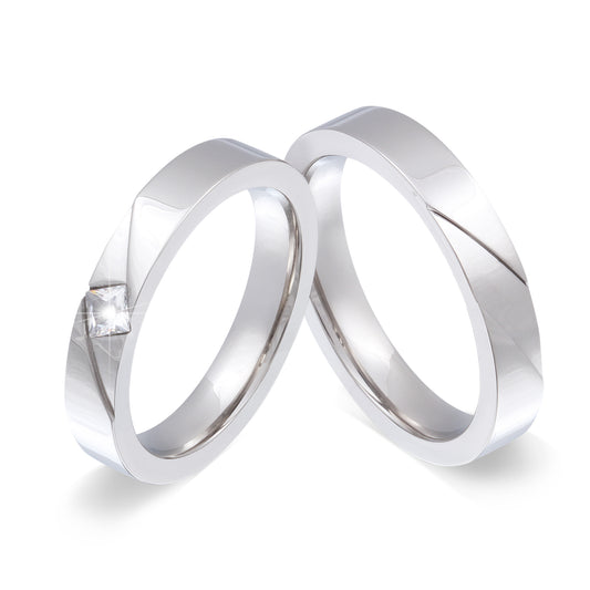 Marano Partnerring-Set mit Lasergravur