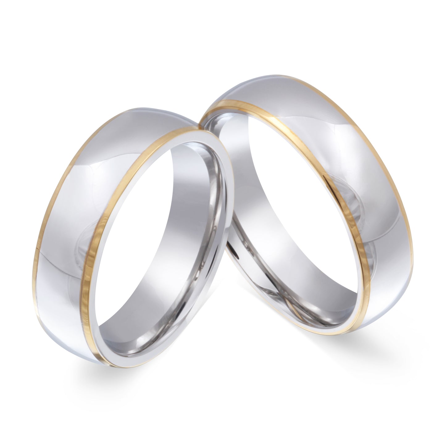 Dosgolda Partnerring-Set mit Lasergravur