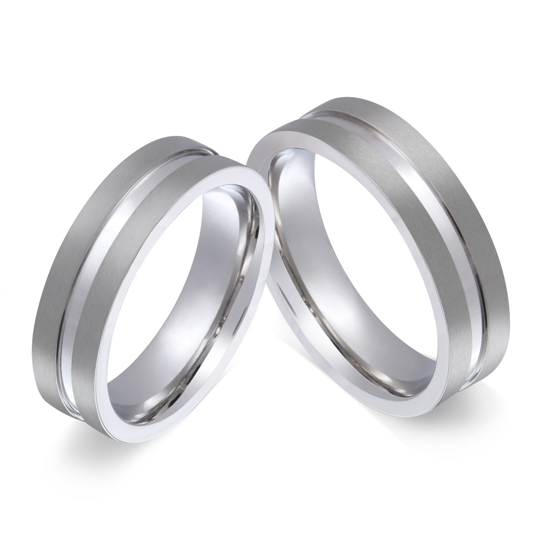 Josephine Partnerring-Set mit Lasergravur