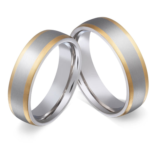 Nastia Partnerring-Set mit Lasergravur