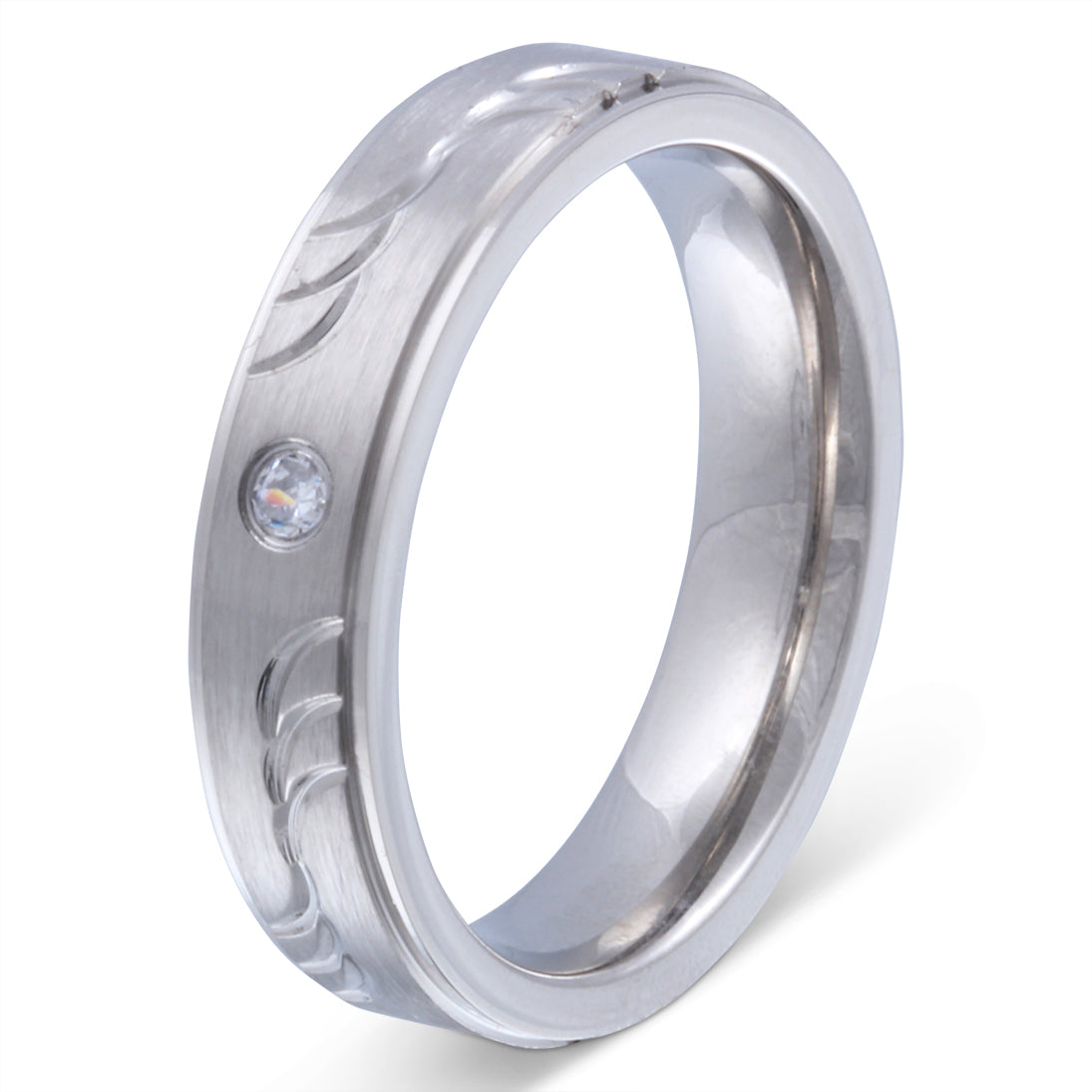 Waves Ring mit Handschriftgravur