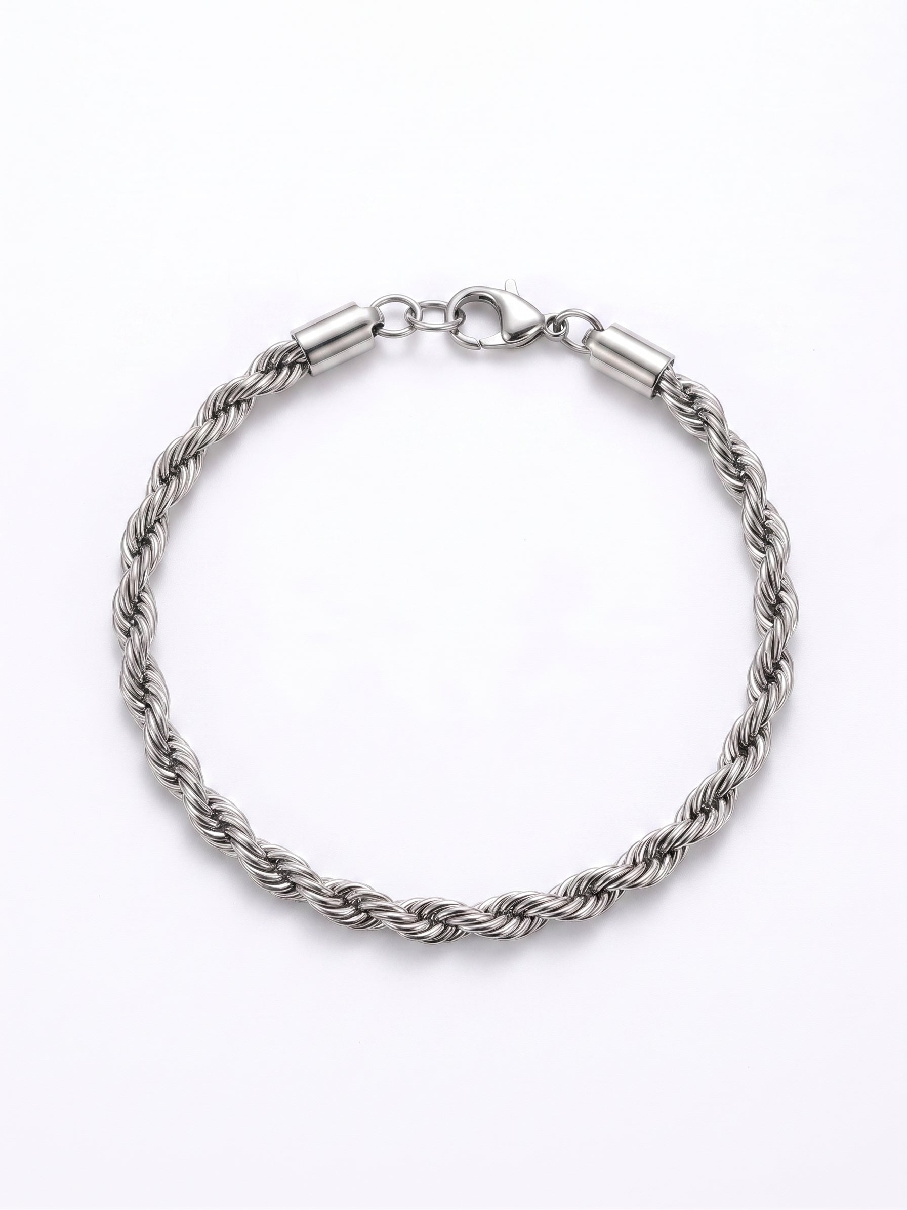 Kordelketten-Armband silber