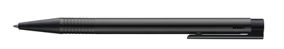 LAMY logo 208 Kugelschreiber All Black mit Gravur und Geschenkbox personalisiert