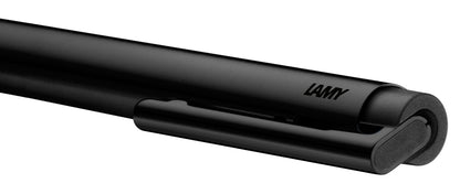 LAMY logo 208 Kugelschreiber All Black mit Gravur und Geschenkbox personalisiert