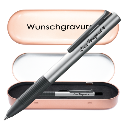 Tintenroller silber mit Gravur und Geschenkbox 7