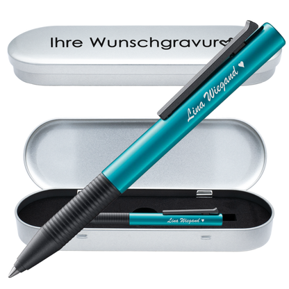 Tintenroller turmalin mit Gravur und Geschenkbox 4