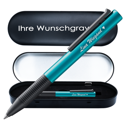 Tintenroller turmalin mit Gravur und Geschenkbox 5