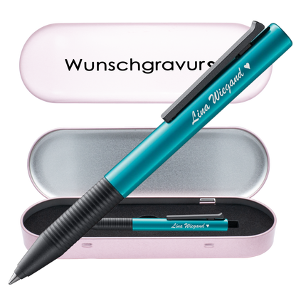 Tintenroller turmalin mit Gravur und Geschenkbox 6