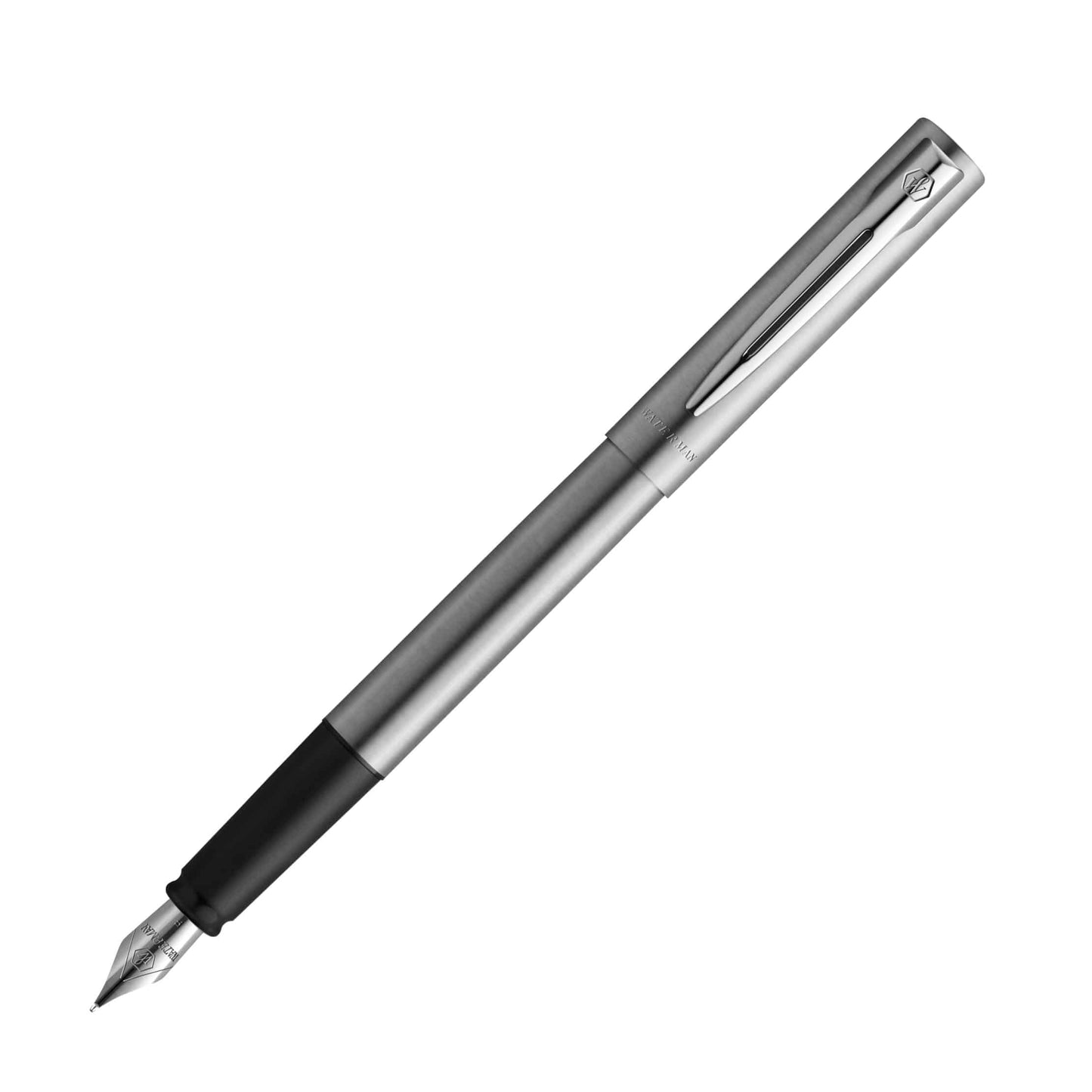 Waterman Allure Füller Chrome | Edelstahl | Füllfederhalter mit Wunschgravur