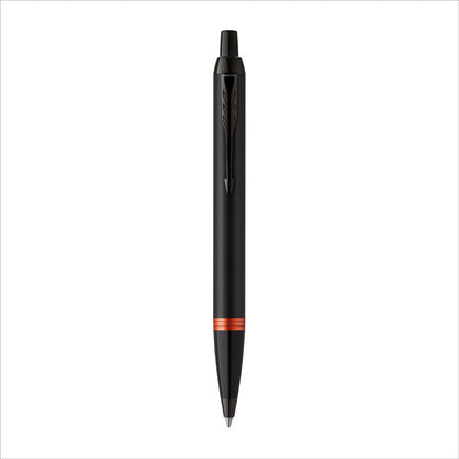 Parker IM Vibrant Rings Flame Orange Kugelschreiber mit Wunschgravur | Personaliserter Kugelschreiber mit Laser-Gravur