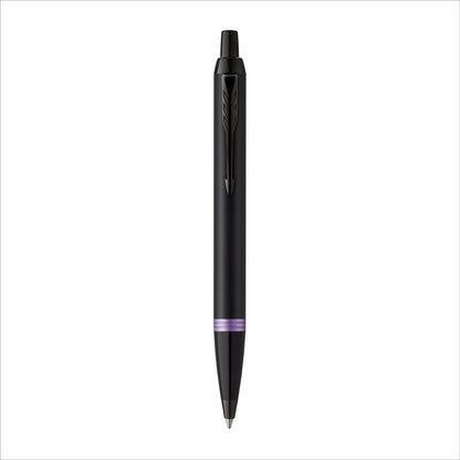 Parker IM Vibrant Rings Amethyst Purple Kugelschreiber Laser-Gravur | Personaliserter Kugelschreiber mit Wunschgravur