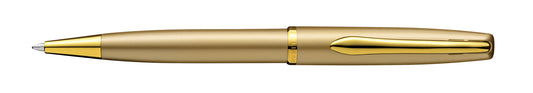 PeIikan Kugelschreiber mit Gravur als Geschenk | inkl. Etui gold mit Wunschgravur (Platz für 10 Stifte) | Emoji Gravur | Kugelschreiber Jazz Noble Elegance Gold