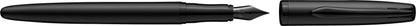 Pelikan Füllhalter Jazz® Noble Elegance mit Gravur als Geschenk | Emojis Gravur möglich | Farbe Carbon Schwarz | personalisiert mit Wunschgravur