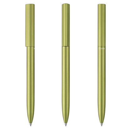 Pelikan Kugelschreiber Ineo® mit Gravur | inkl. Etui mit Wunschgravur (Platz für 10 Stifte) | Frühlings- Grün |