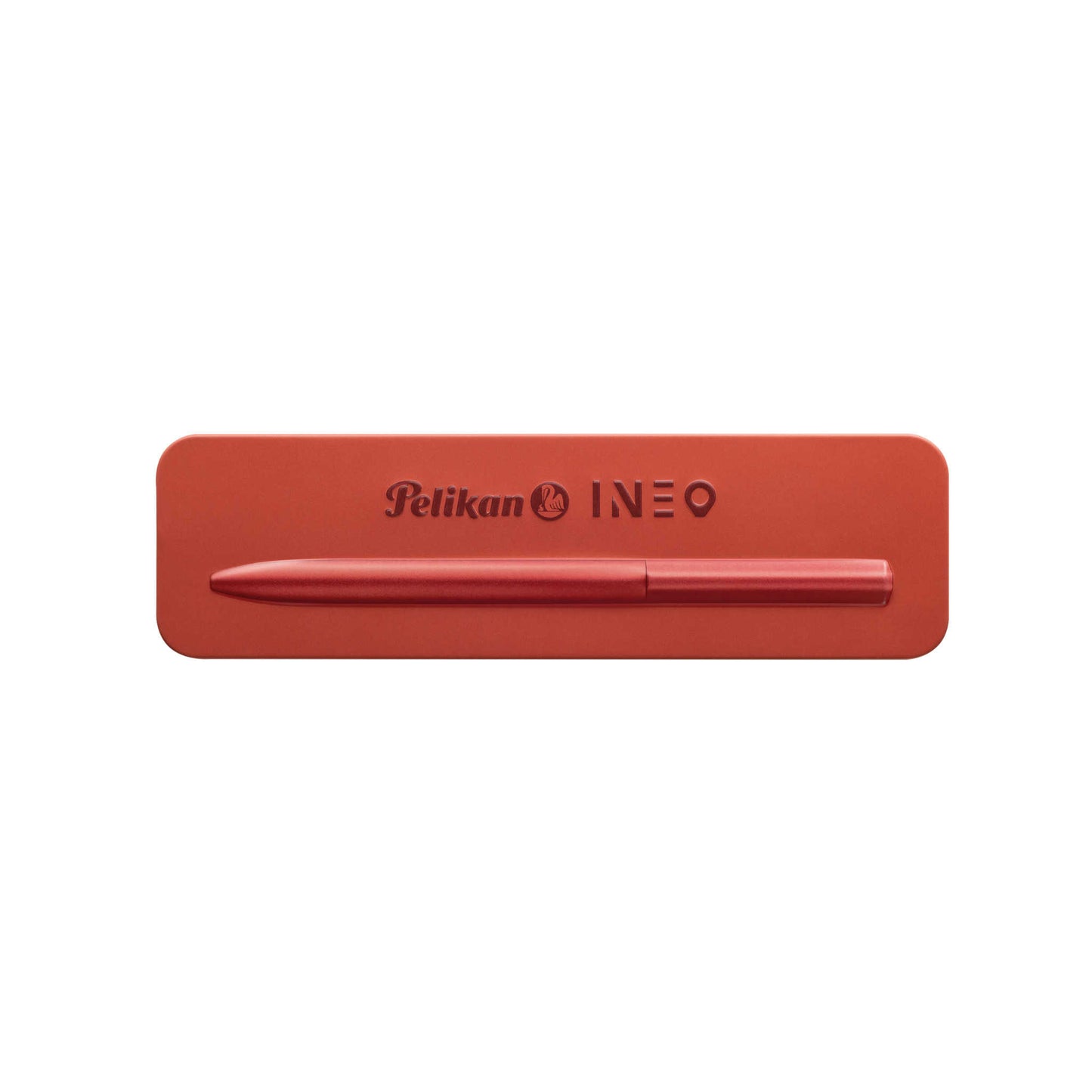 Pelikan Kugelschreiber Ineo® Elements K6 | inkl. mit Wunschgravur | Metalletui | Feuer- Rot | gravierter kugelschreiber | Lasergravur