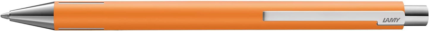 LAMY Econ Kugelschreiber mit Gravur als Geschenk | Geschenkverpackung inklusive Wunschgravur | schwarz schreibend | hochwertiges Metall