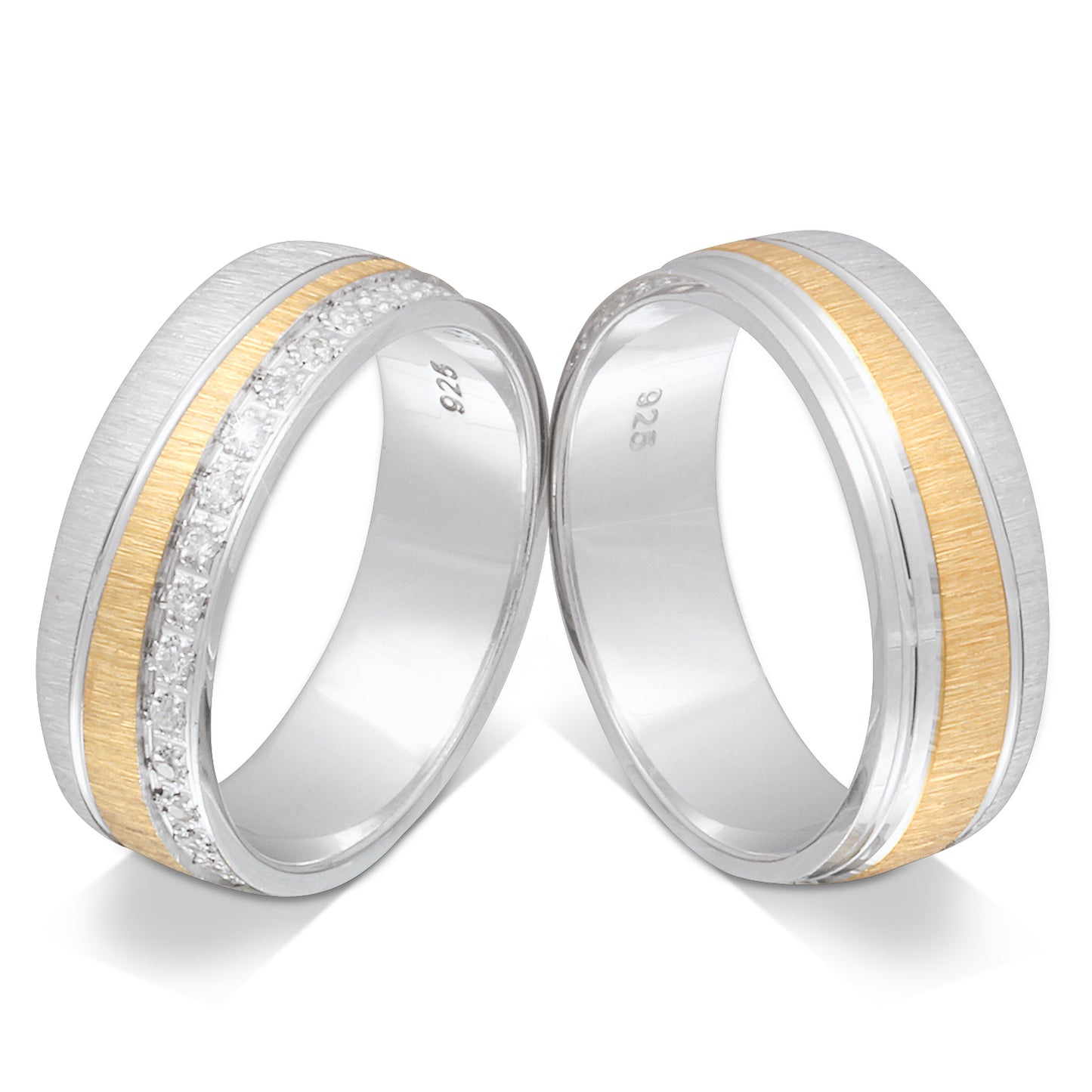Cromwell Partnerring-Set mit Handschriftgravur