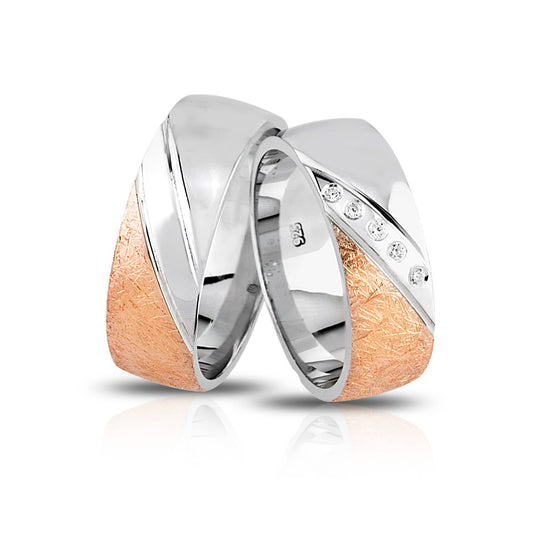 Dodake Partnerring-Set mit Lasergravur