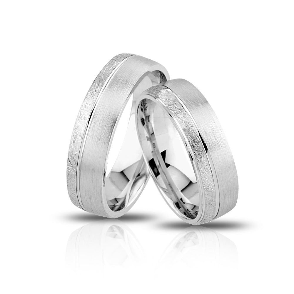 Heyo Partnerring-Set mit Lasergravur