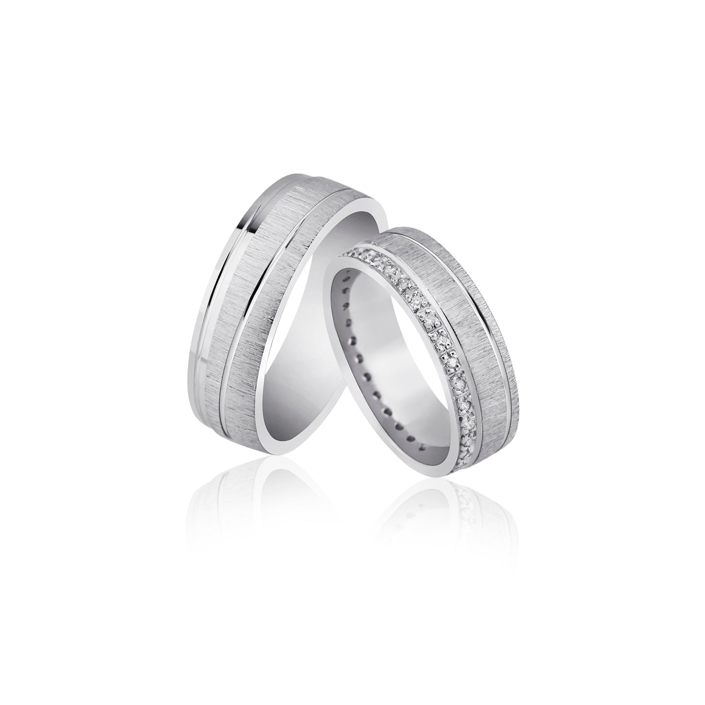 Majesty Partnerring-Set mit Handschriftgravur