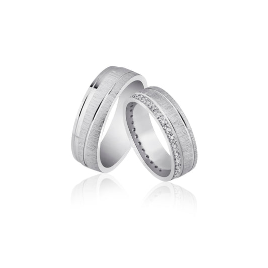 Majesty Partnerring-Set mit Handschriftgravur