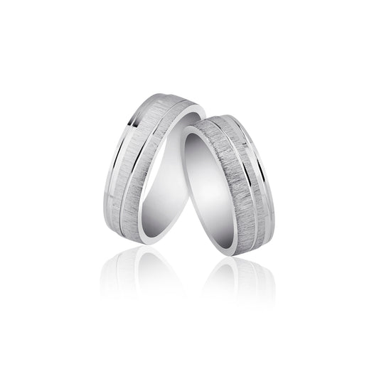 Majesty Partnerring-Set mit Handschriftgravur