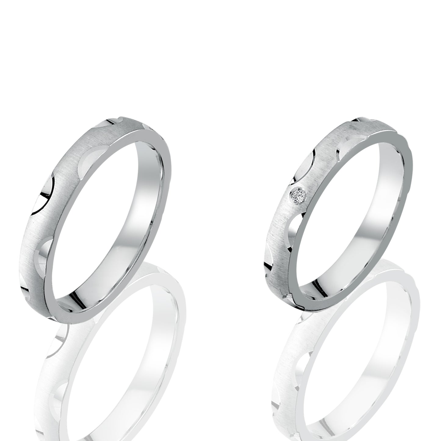 Pelidi Partnerring-Set mit Handschriftgravur