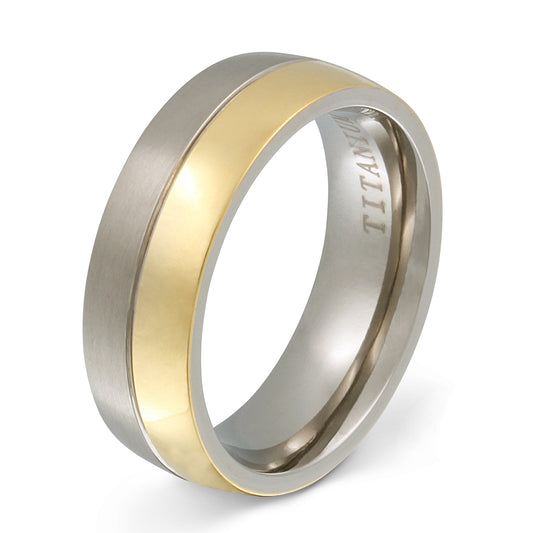 Amarillo Ring mit Lasergravur