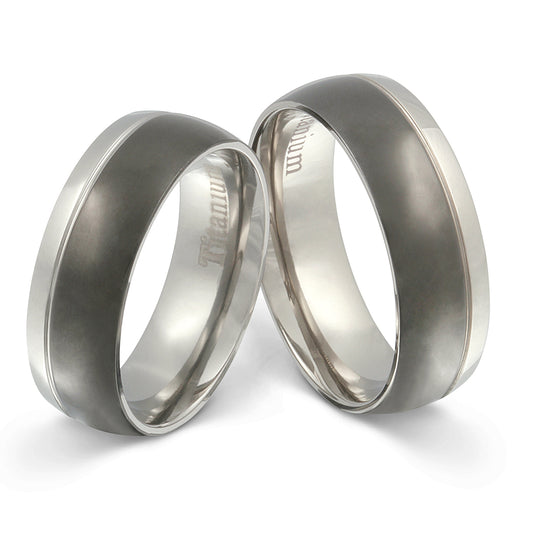 Fargo Partnerring-Set mit Handschriftgravur