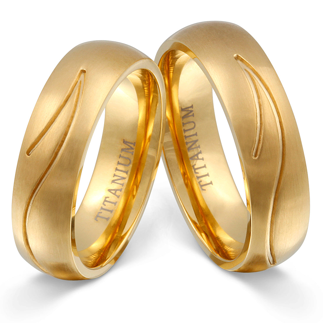 Golden River Partnerring-Set