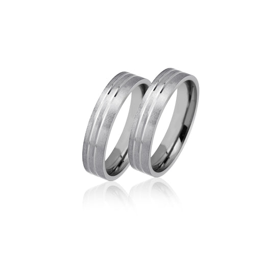 Thunder Partnerring-Set mit Handschriftgravur