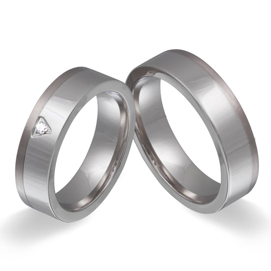 Singapor Partnerring-Set mit Handschriftgravur